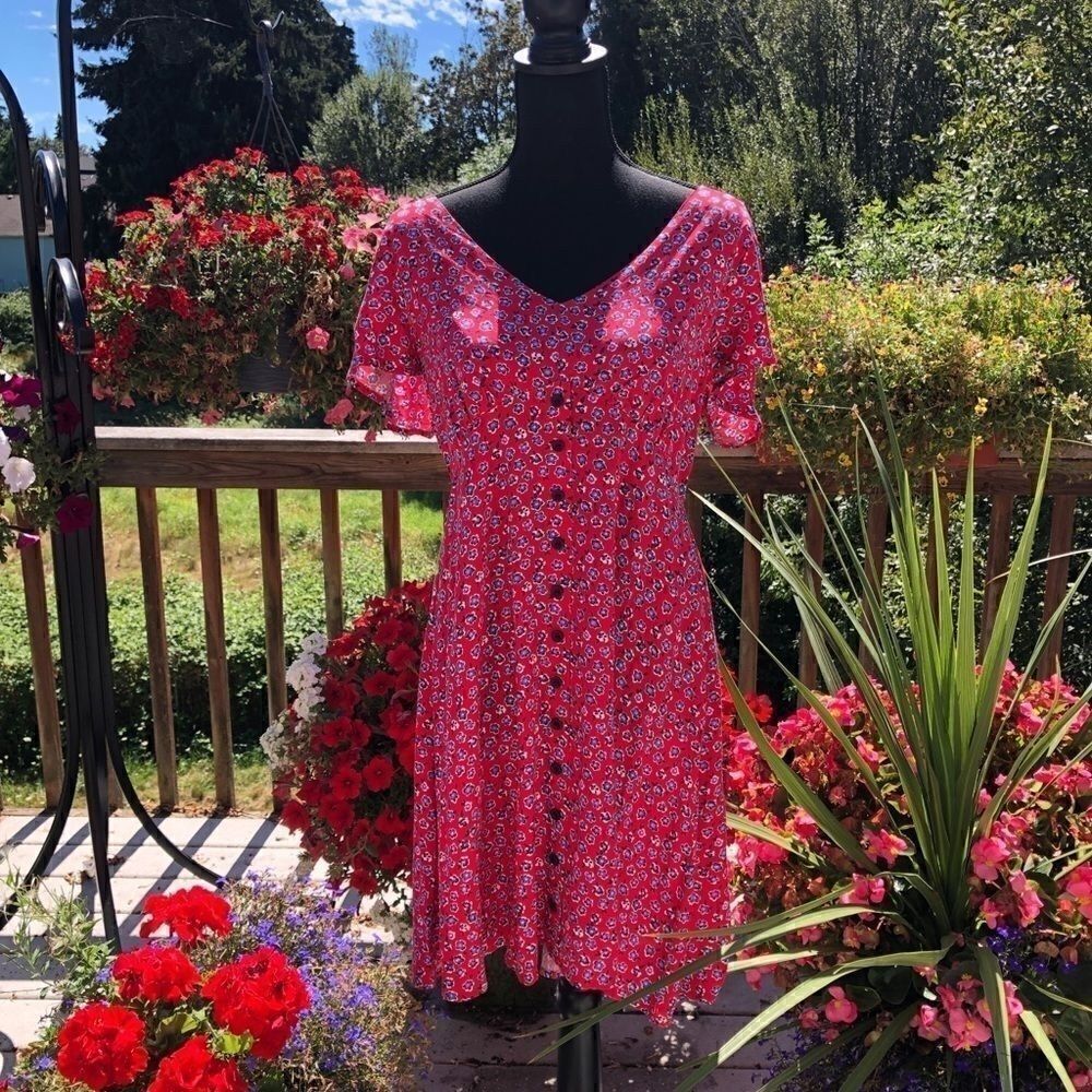 Lyla Button Detail Dress 